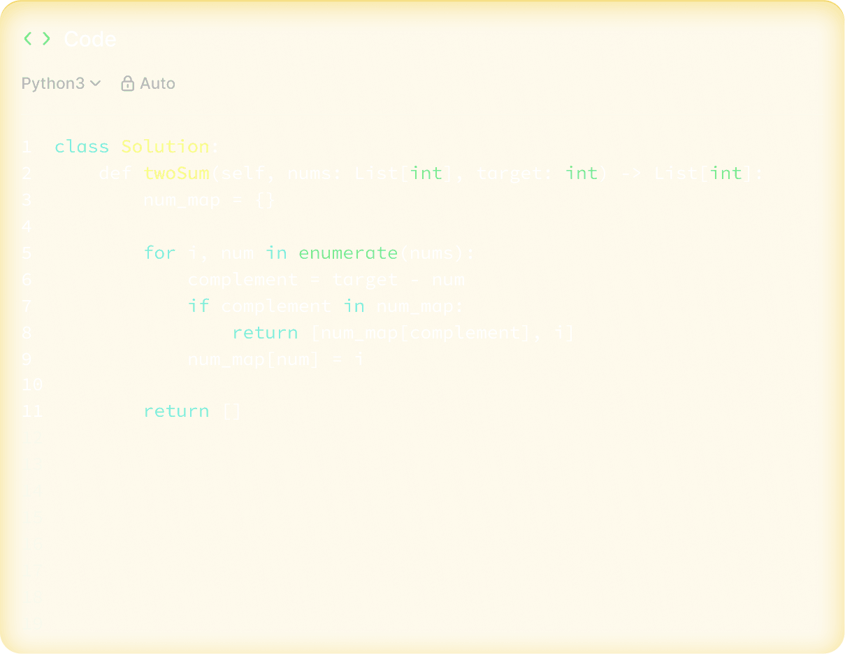 Floating code panel overlay